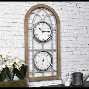 FirsTime & Co. Farmhouse Arch Outdoor Clock